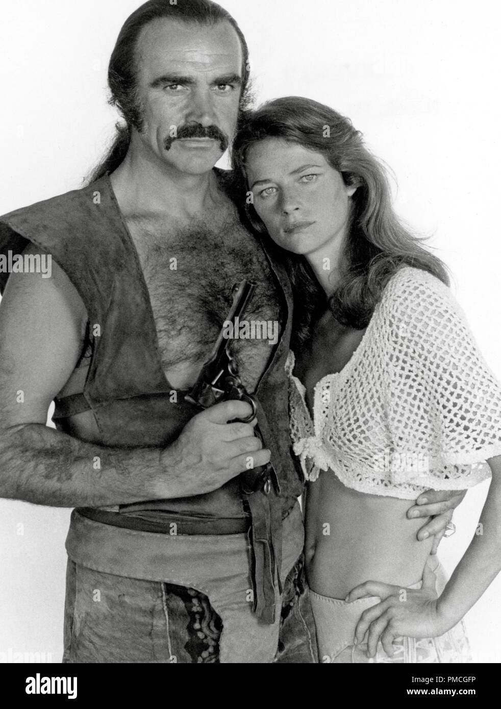 Sean Connery, Charlotte Rampling, 'Zardoz' (1974) 20th Century Fox  File Reference # 33536 852THA  For Editorial Use Only -  All Rights Reserved Stock Photo