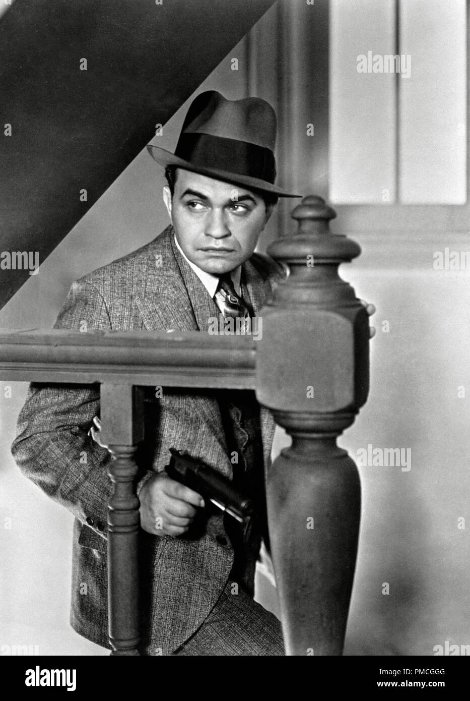Edward G. Robinson, 'Little Caesar' (1931) First National Pictures  File Reference # 33536 873THA  For Editorial Use Only -  All Rights Reserved Stock Photo