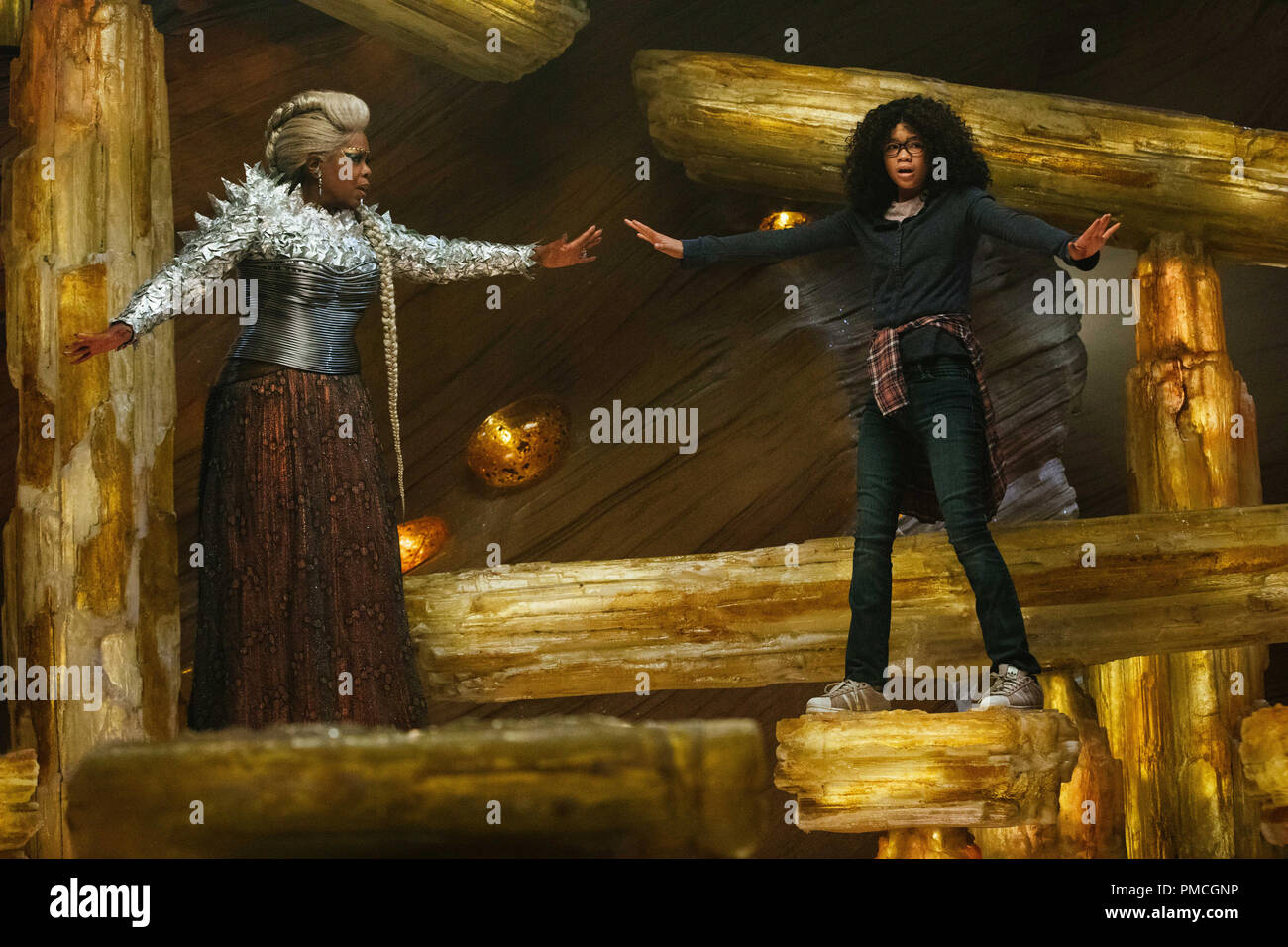Oprah Winfrey is Mrs. Which in Disney's A WRINKLE IN TIME. (2018) Stock Photo