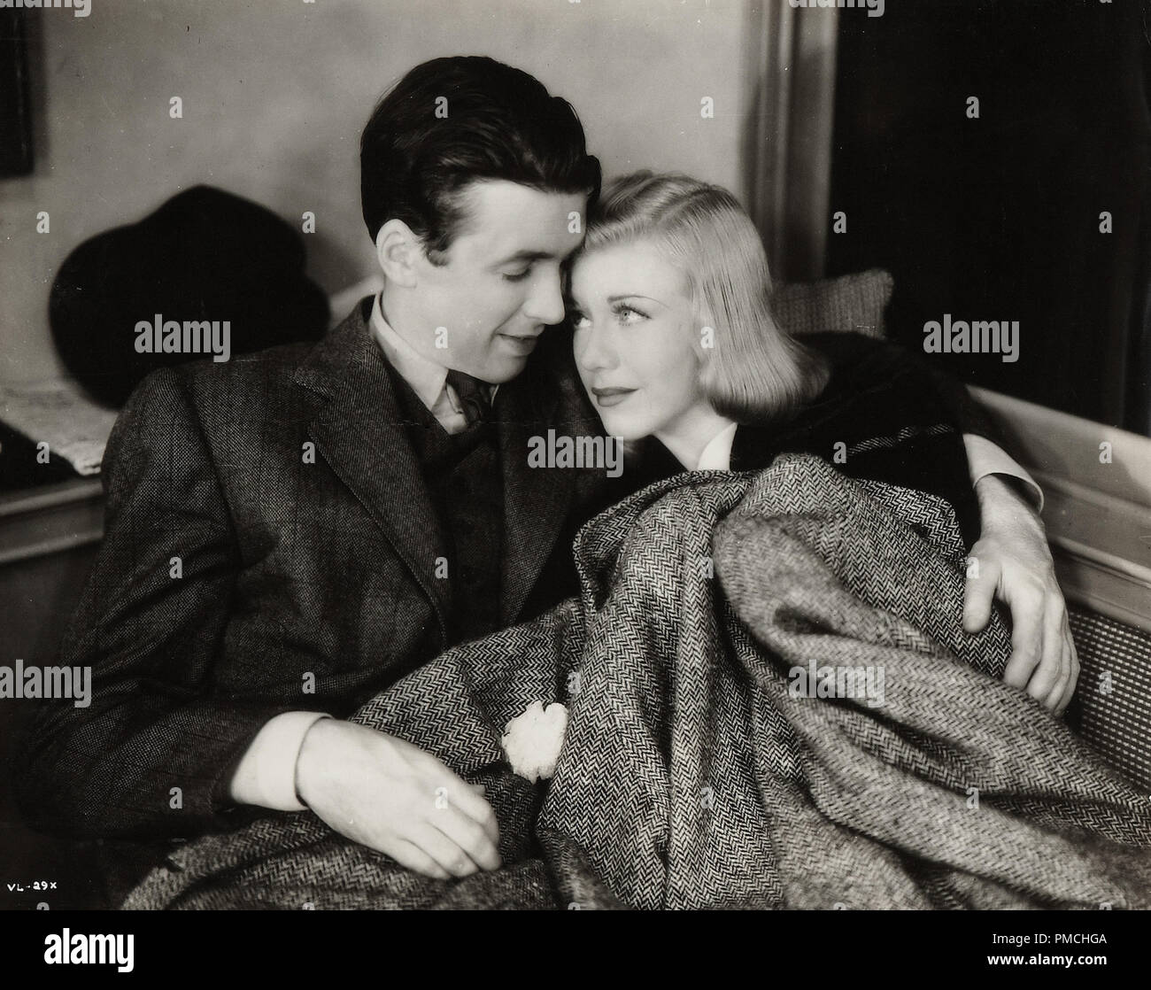Ginger Rogers, James Stewart,  in Vivacious Lady (RKO, 1938).  File Reference # 33636 504THA Stock Photo