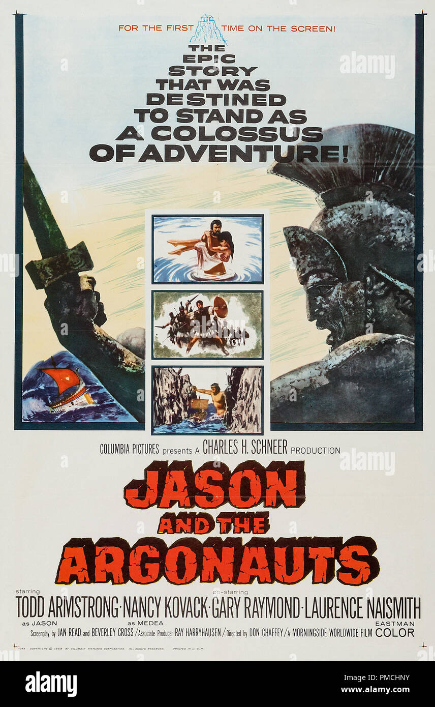 Poster Art,  Jason and the Argonauts (Columbia, 1963). Poster  File Reference # 33636 673THA Stock Photo