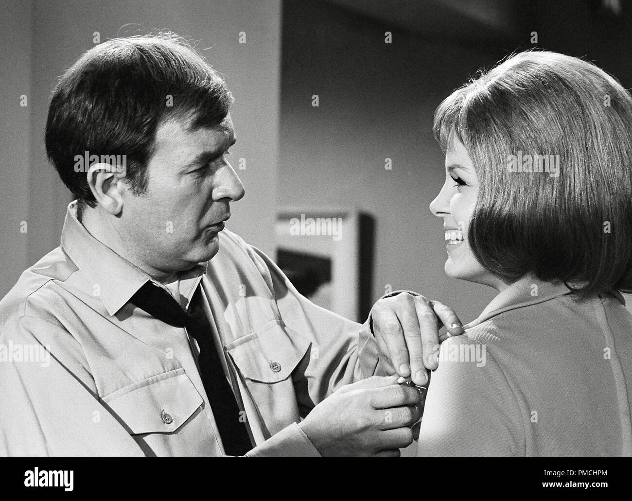 Bill Daily, Laraine Stephens,  'I Dream of Jeannie' (circa 1969) Stock Photo