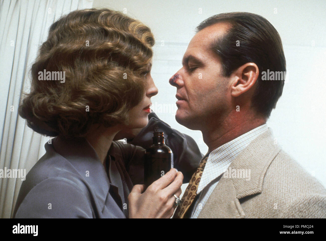 Faye Dunaway, Jack Nicholson, "Chinatown" (1974) Paramount File