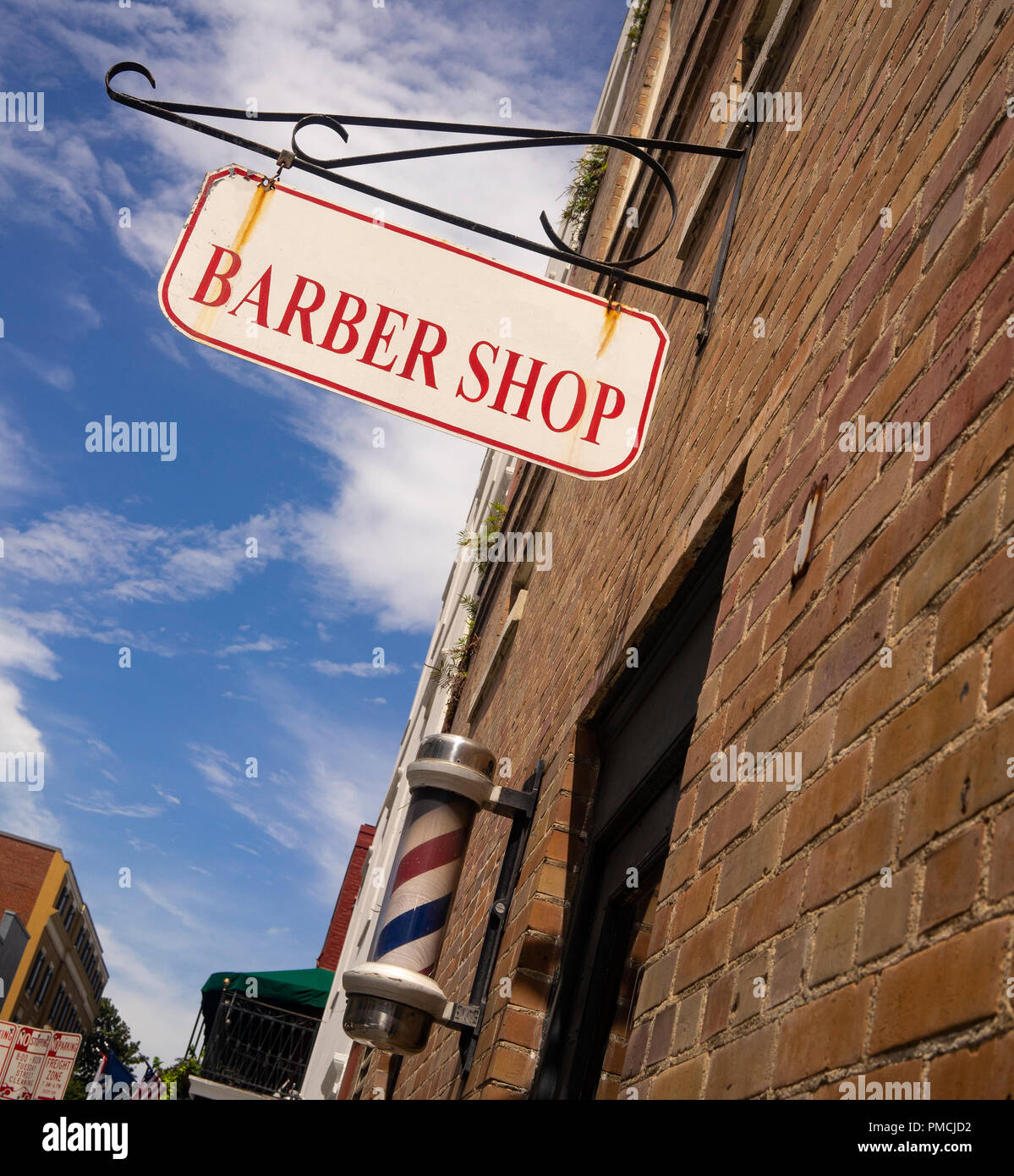 Rusty BARBERS SHOP SAW Sign Metal Shop Front Home barbershop shave parlour 