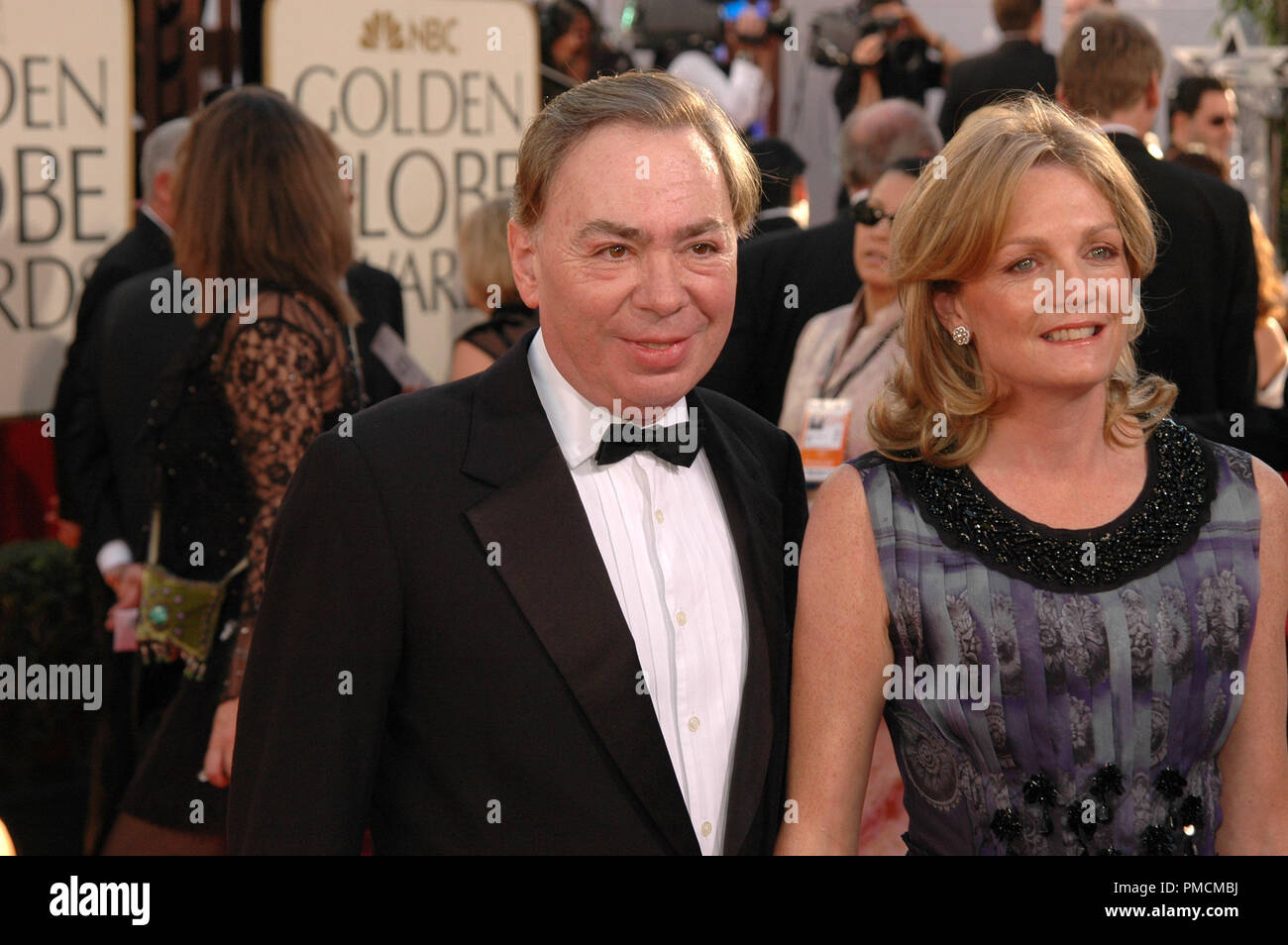 Arrivals at the  'Golden Globe Awards - 62nd Annual' Andrew Lloyd Webber 1-16-2005  File Reference # 1080 061PLX  For Editorial Use Only - Stock Photo