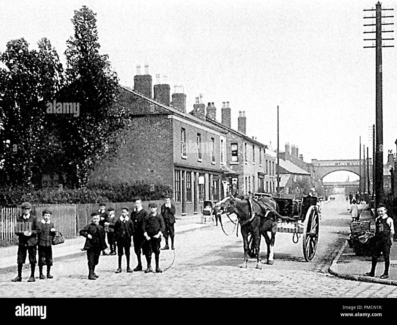 Liverpool Road, Cadishead, early 1900s Stock Photo