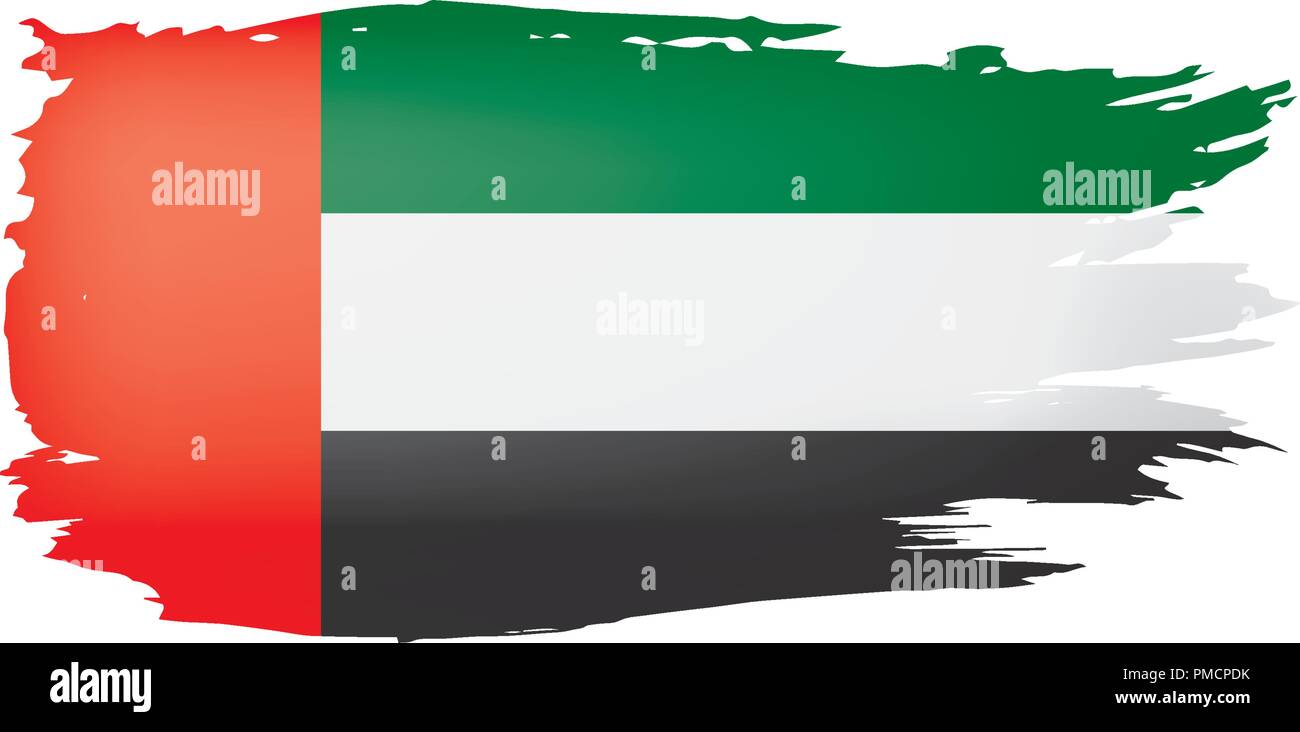 Old united arab emirates flag Stock Vector Images - Alamy