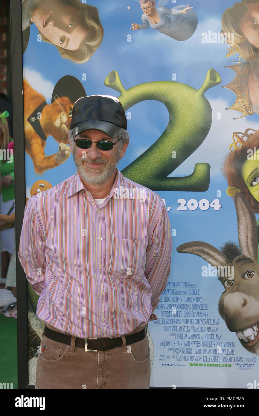 "Shrek 2" Premiere  5/08/2004 Steven Spielberg Photo by Joseph Martinez - All Rights Reserved  File Reference # 21809_0090PLX  For Editorial Use Only - Stock Photo