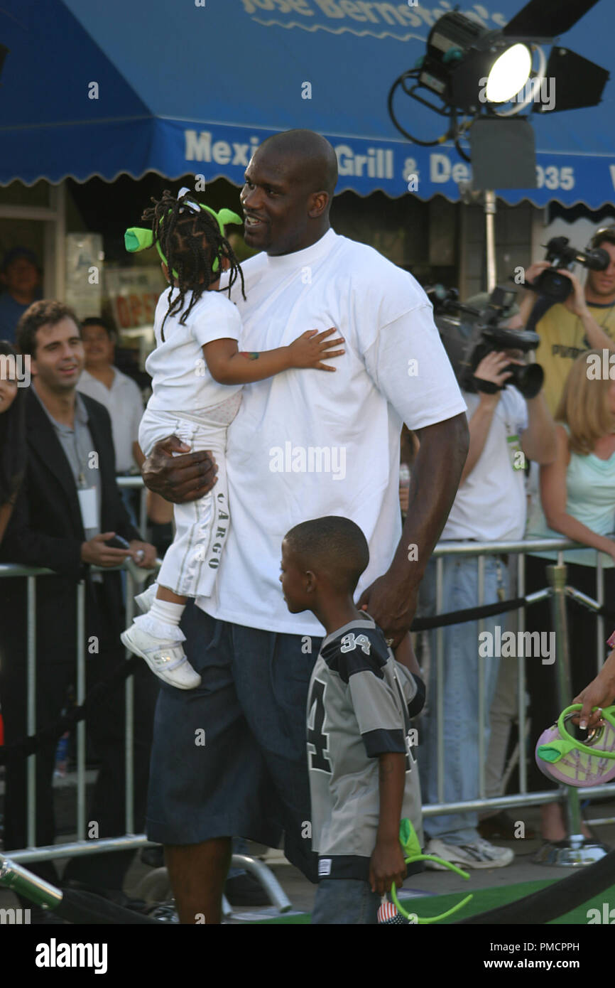 'Shrek 2' Premiere  5/08/2004 Shaquille O'Neal and children Photo by Joseph Martinez - All Rights Reserved  File Reference # 21809 0141PLX  For Editorial Use Only - Stock Photo