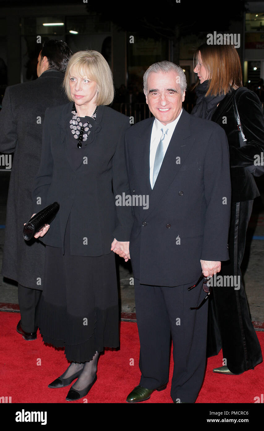 'The Aviator' Premiere 12-01-2004 Helen Morris (wife), Martin Scorsese (Director) Photo by Joseph Martinez / PictureLux  File Reference # 22011 0076-picturelux  For Editorial Use Only - All Rights Reserved Stock Photo