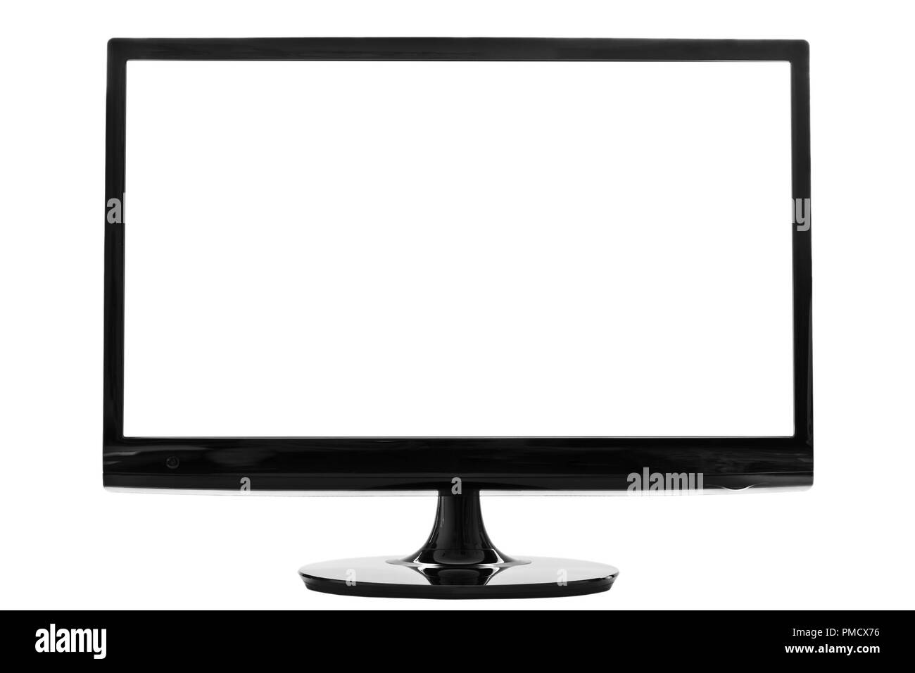 computer screen isolated on white Stock Photo
