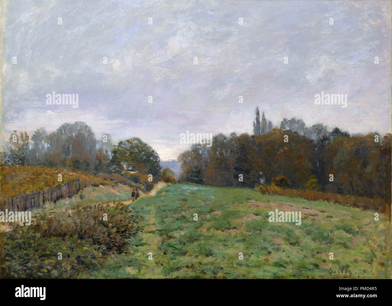 Alfred sisley landscape louveciennes hi-res stock photography and images -  Alamy