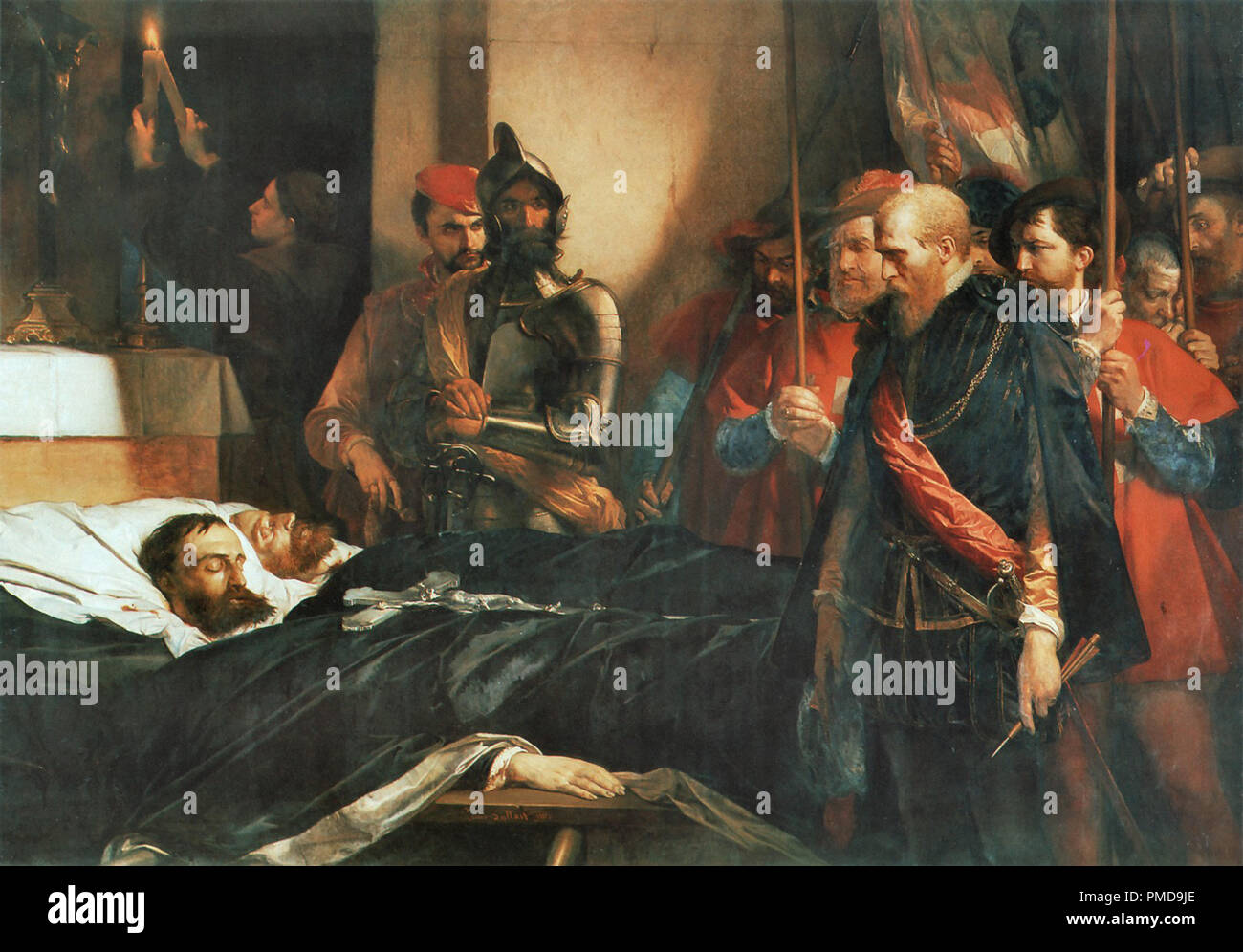 Gallait Louis Het Laatste Eerbetoon Aan De Graven Egmont En Hoorn Stock Photo Alamy