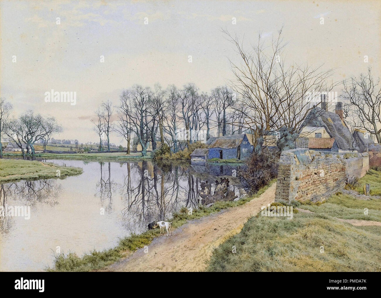 Garden William Fraser the Old MILL Hemingford Grey 1 Stock Photo Alamy