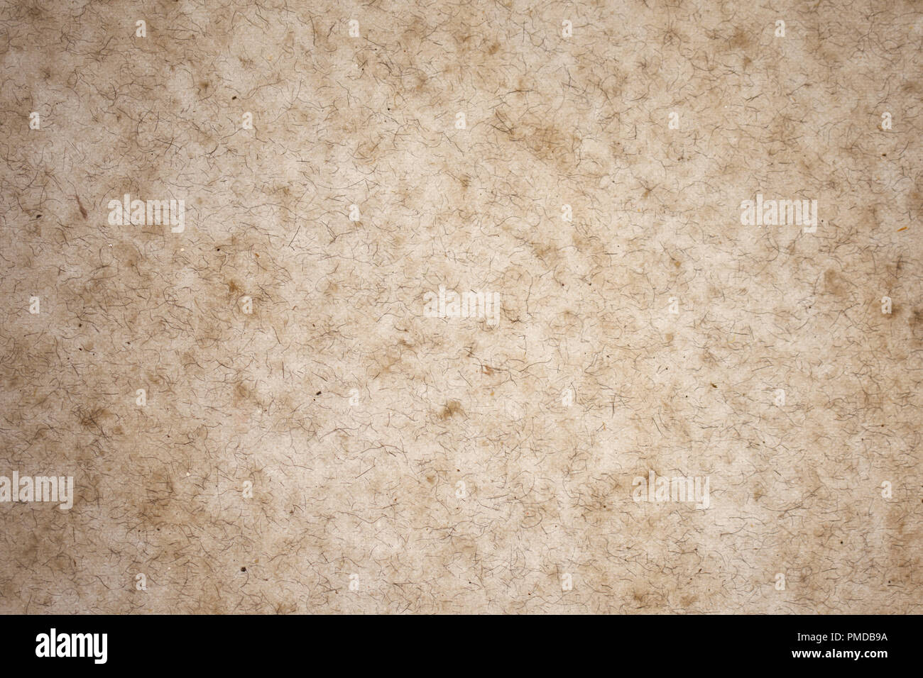 Close-up studio image of backlit handmade paper showing details and textures, backdrop Stock Photo