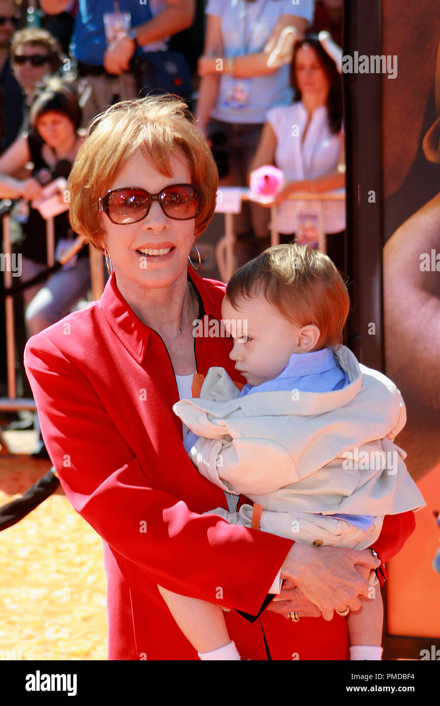 'Horton Hears a Who!' Premiere  Carol Burnett and grandson Dylan 3-8-2008 / Mann's Village Theatre / Westwood, CA / 20th Century Fox / Photo by Joseph Martinez File Reference # 23386 0012PLX   For Editorial Use Only -  All Rights Reserved Stock Photo