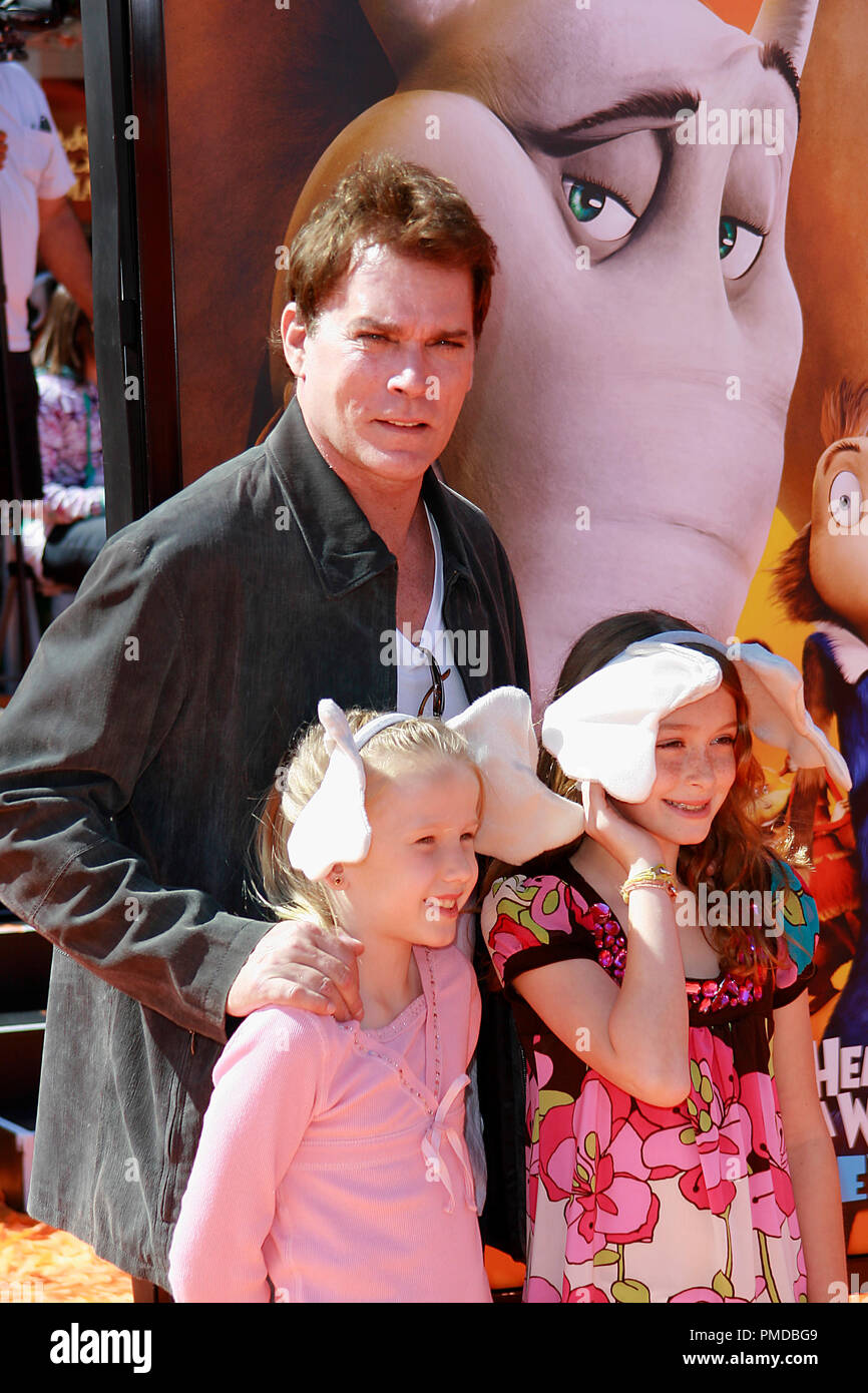 'Horton Hears a Who!' Premiere  Ray Liotta, Karsen Liotta  3-8-2008 / Mann's Village Theatre / Westwood, CA / 20th Century Fox / Photo by Joseph Martinez File Reference # 23386 0029PLX   For Editorial Use Only -  All Rights Reserved Stock Photo