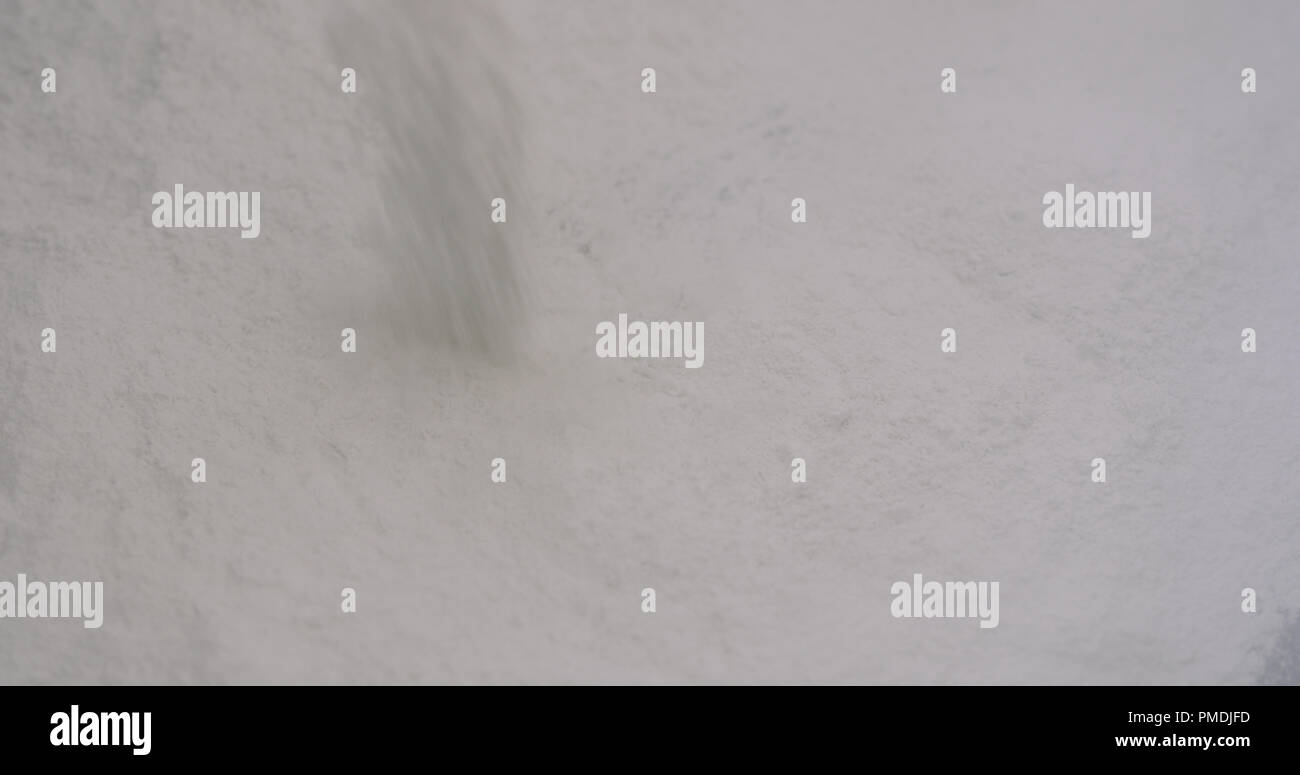 adding hardener to micro concrete plaster Stock Photo Alamy