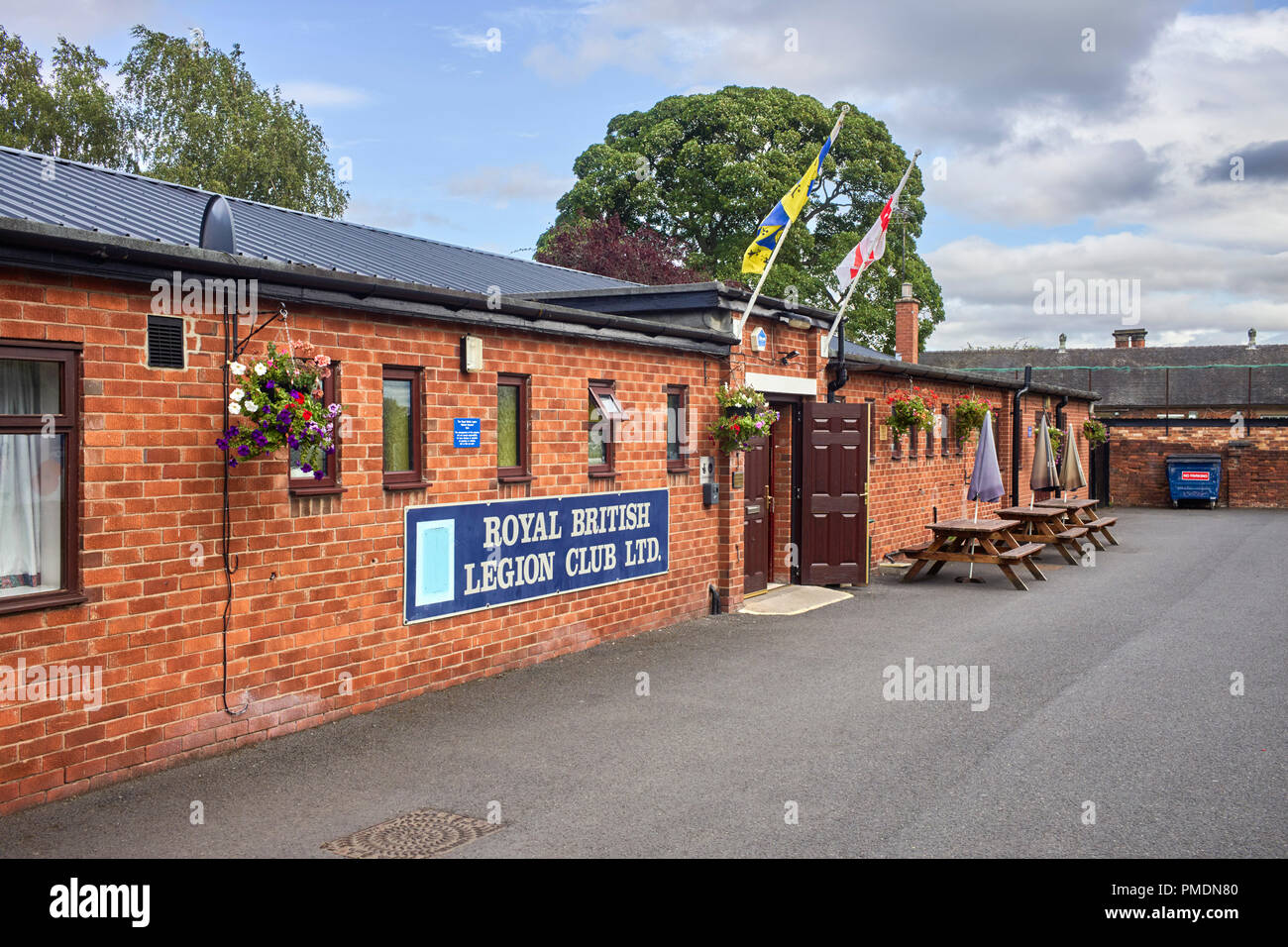 Royal British Legion Club limited at Market Drayton Stock Photo Alamy