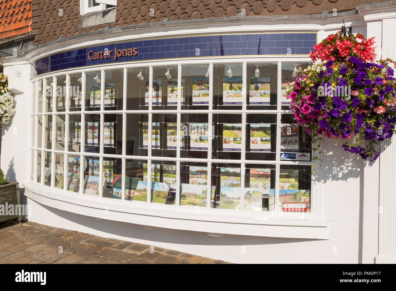 Carter Jonas estate agent shop office Marlborough, Wiltshire, England