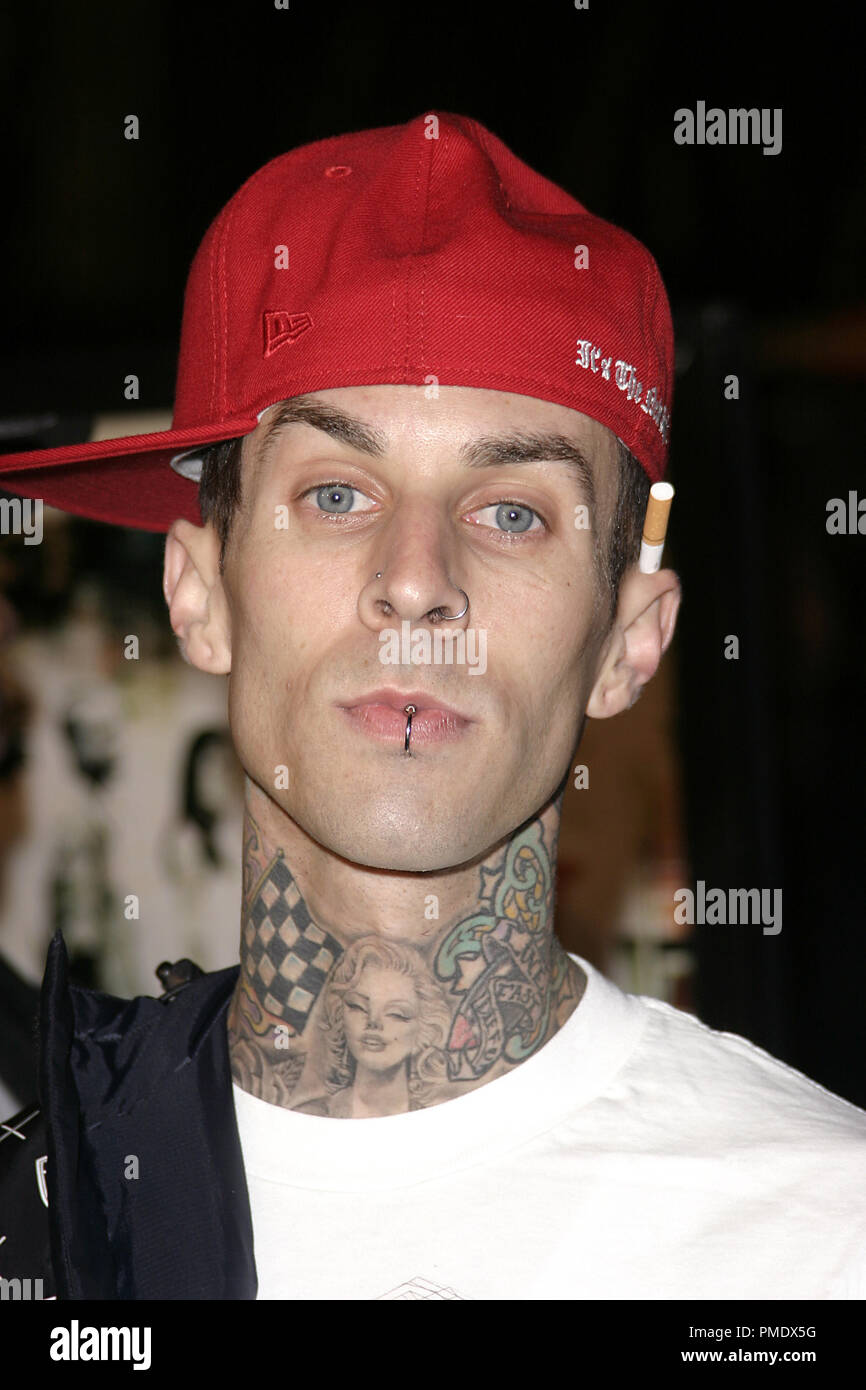 See Travis Barkers New Face Tattoo
