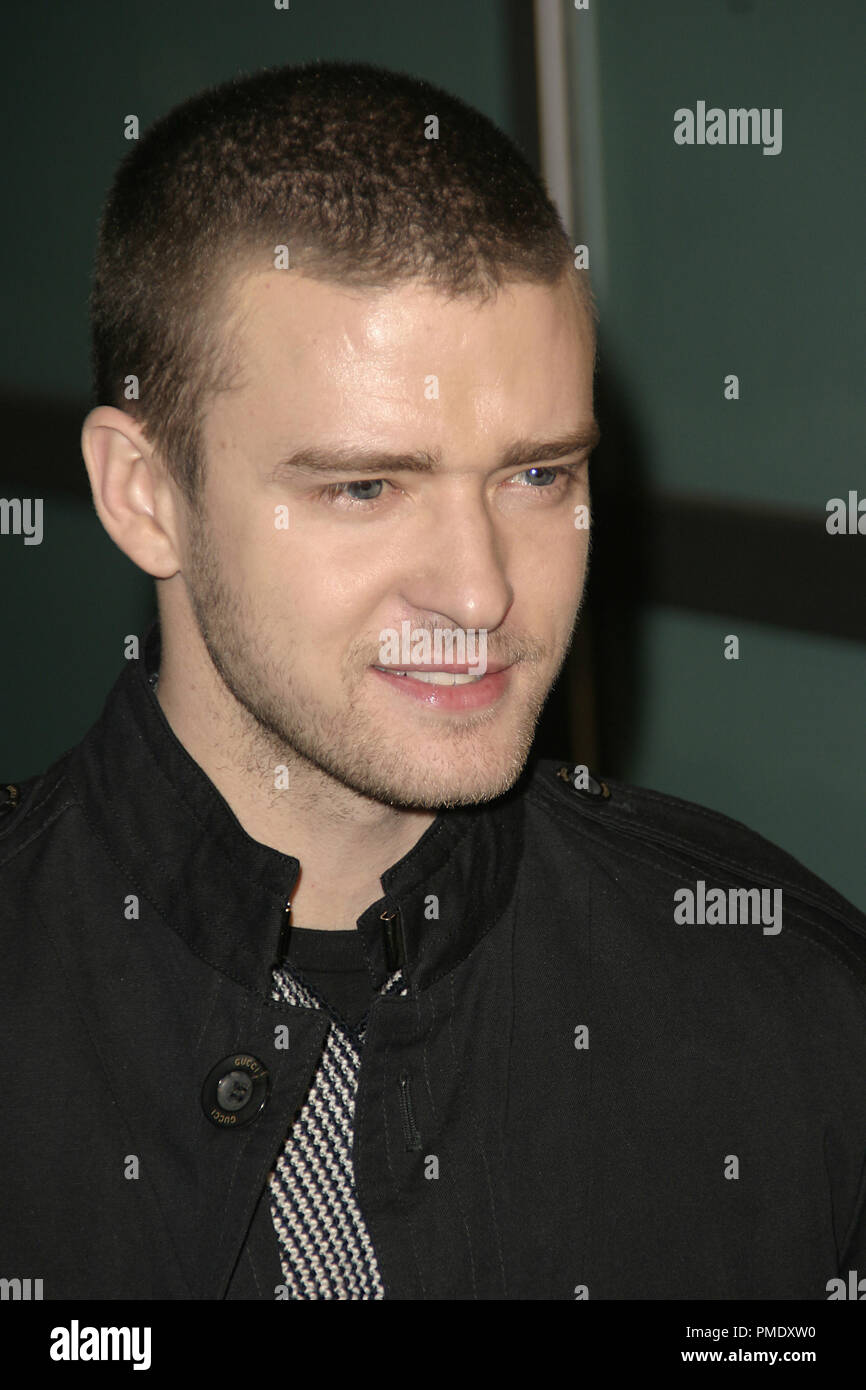 "Alpha Dog" (Premiere)  Justin Timberlake 1-3-2007 / ArcLight Theater / Los Angeles, CA / Universal Pictures / Photo by Joseph Martinez / PictureLux  File Reference # 22892_0043-picturelux  For Editorial Use Only - All Rights Reserved Stock Photo