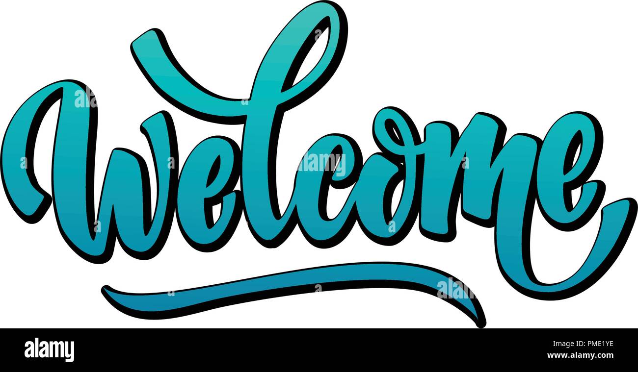Welcome In Different Fonts