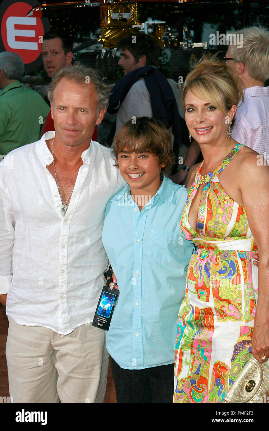 'Wall-E' Premiere  Alan L. Panettiere, Jansen Panettiere, Lesley Vogel 6-21-2008 / Greek Theatre / Los Angeles, CA / Walt Disney Pictures / Photo © Joseph Martinez / Picturelux  File Reference # 23599 0076JM   For Editorial Use Only -  All Rights Reserved Stock Photo