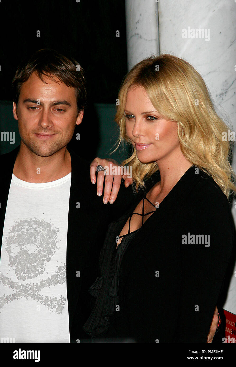 Battle in Seattle Premiere  Director Stuart Townsend, Charlize Theron 9-22-2008 / Clarity Theater / Beverly Hills, CA / Redwood Palms Pictures / Photo by Joseph Martinez File Reference # 23616 0019PLX   For Editorial Use Only -  All Rights Reserved Stock Photo