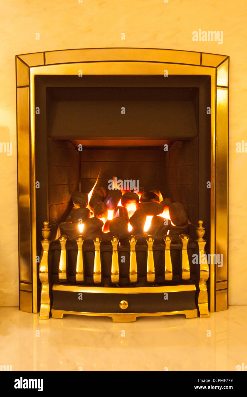 Gas Fireplace Stock Photos Gas Fireplace Stock Images Alamy