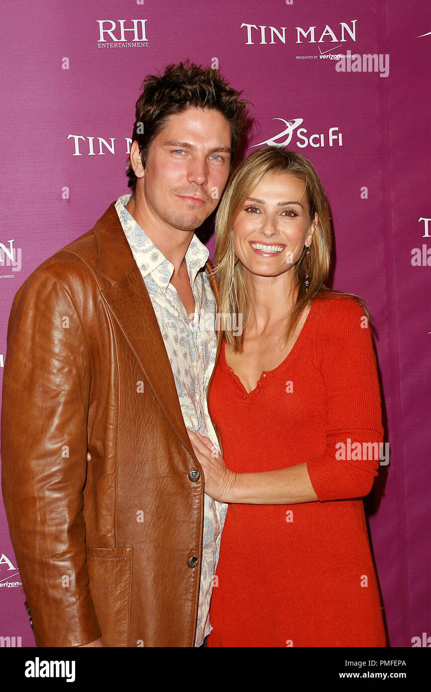 Tin Man (Premiere) Michael Trucco, Sandra Hess  11-27-2007 / The Cinerama Dome / Hollywood, CA / Sci-Fi Channel / Photo by Joseph Martinez File Reference # 23521 0024JM   For Editorial Use Only - Stock Photo