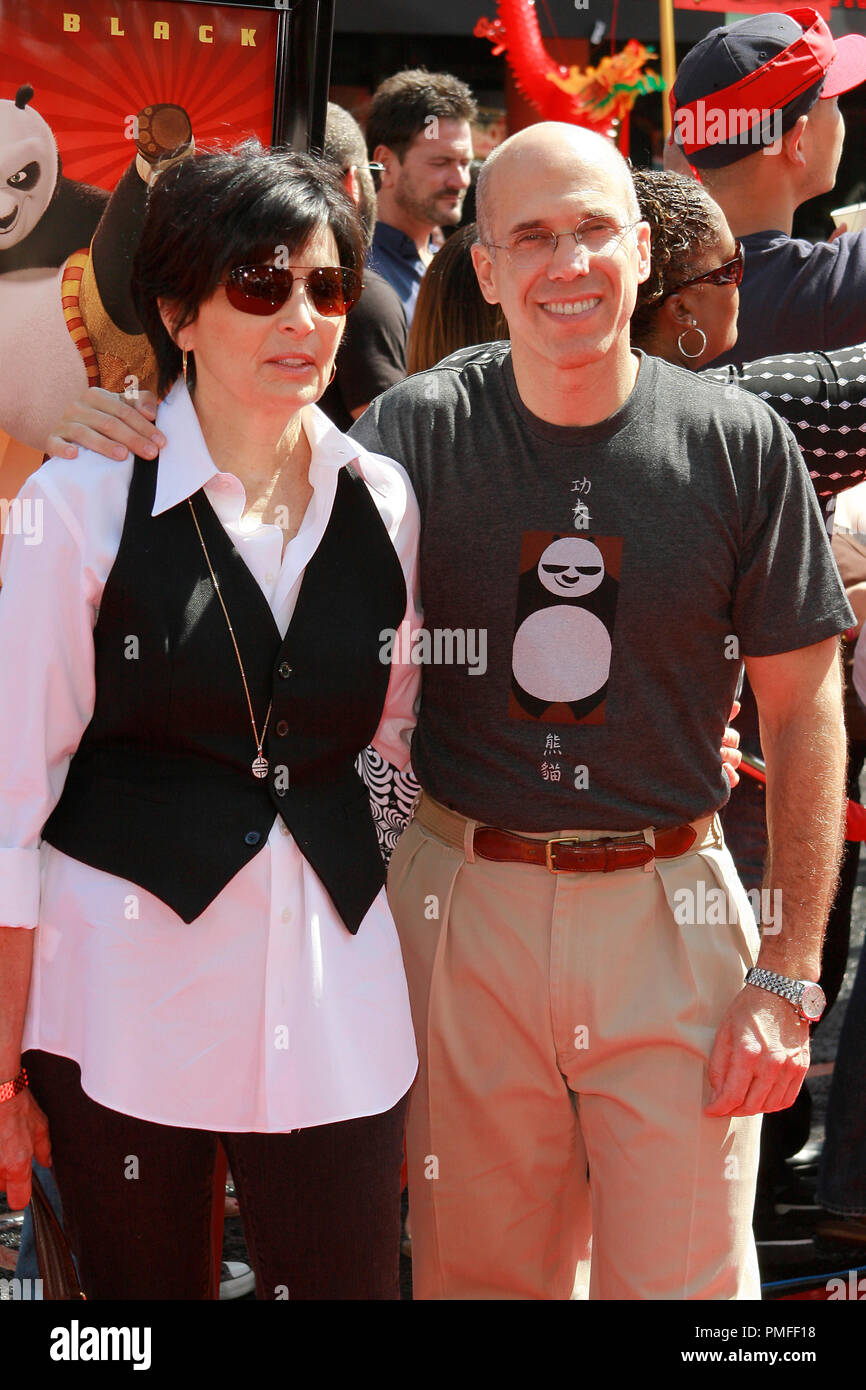 Kung Fu Panda Premiere  Jeffrey Katzenberg and wife Marilyn Katzenberg 6-1-2008 / Grauman's Chinese Theater / Hollywood, CA / DreamWorks / Photo by Joseph Martinez File Reference # 23527 0060PLX   For Editorial Use Only -  All Rights Reserved Stock Photo