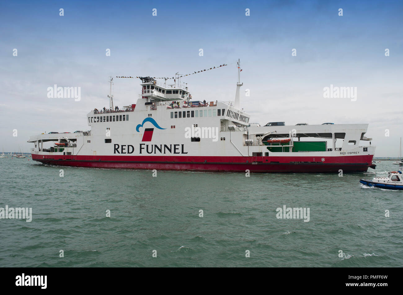 Red Funnel Ferry, MV Red Osprey, Isle of Wight Ferry, The Solent, viwed