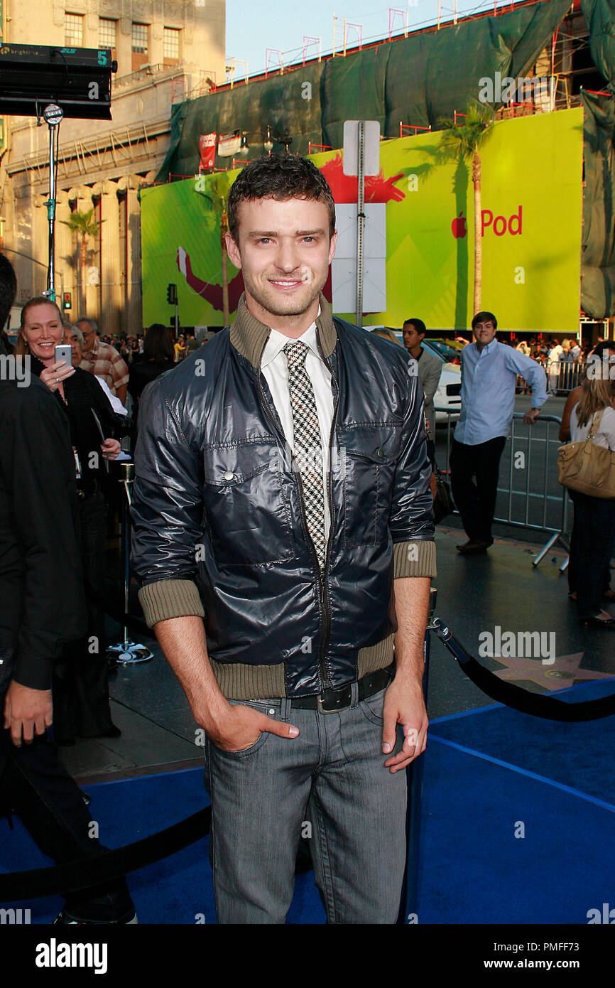 'The Love Guru' Premiere  Justin Timberlake 6-11-2008 / Grauman's Chinese Theatre / Hollywood, CA / Paramount Pictures / Photo by Joseph Martinez File Reference # 23536 0018PLX   For Editorial Use Only -  All Rights Reserved Stock Photo