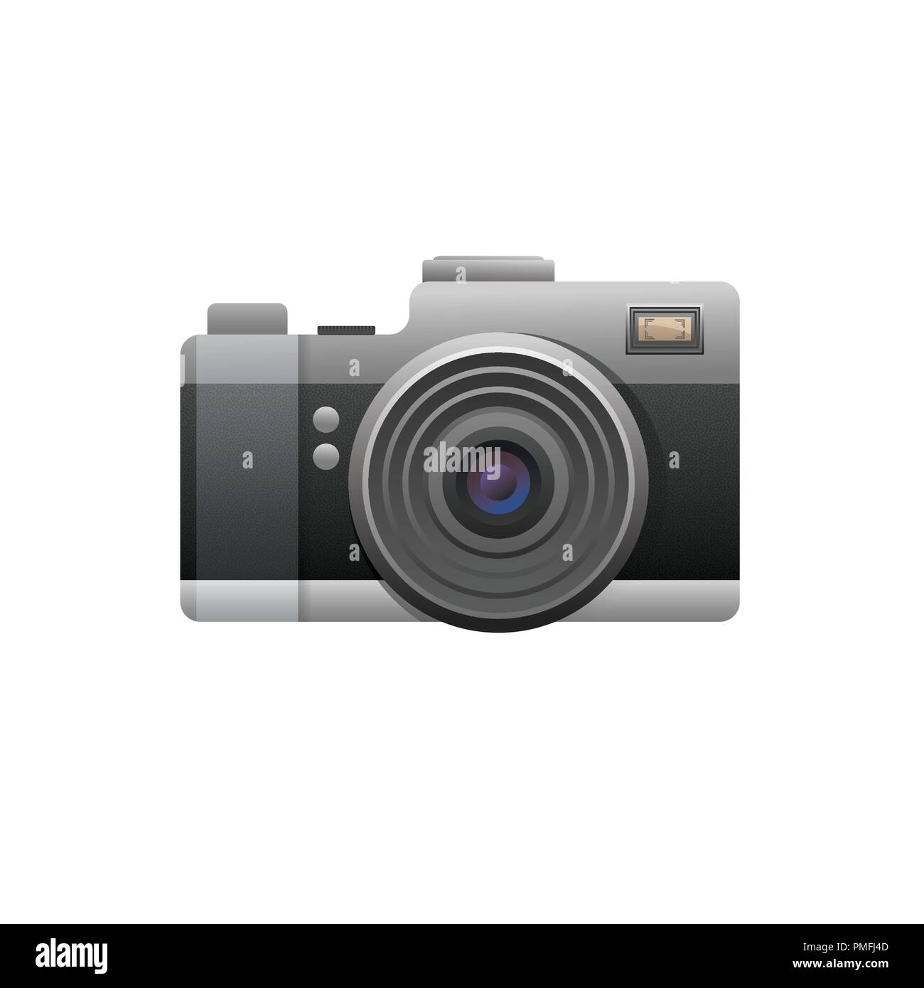 Web camera black on white background. Illustration Stock Vector Image ...