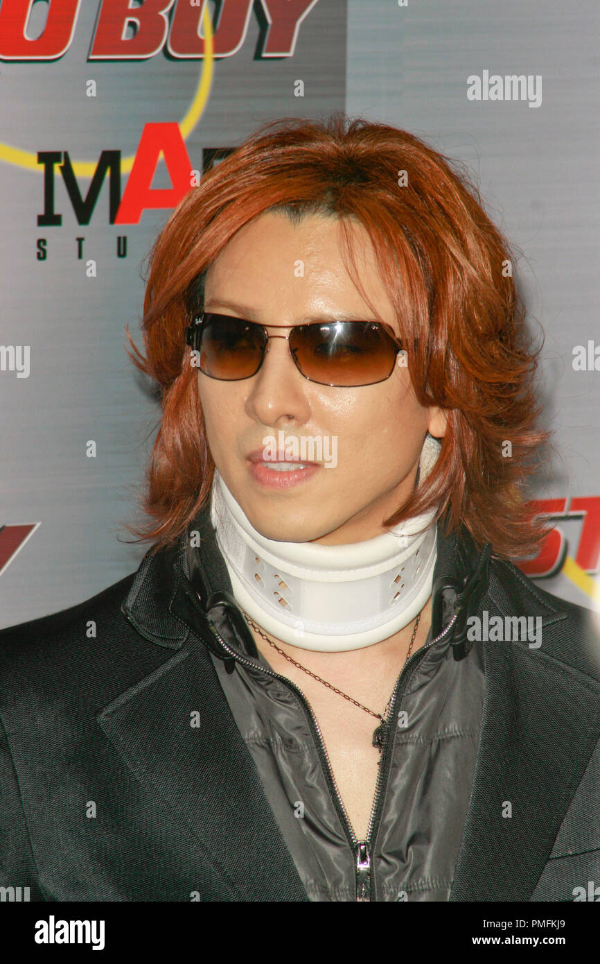 Japanese Rock Star Yoshiki at the Premiere of Summit Entertainment and
