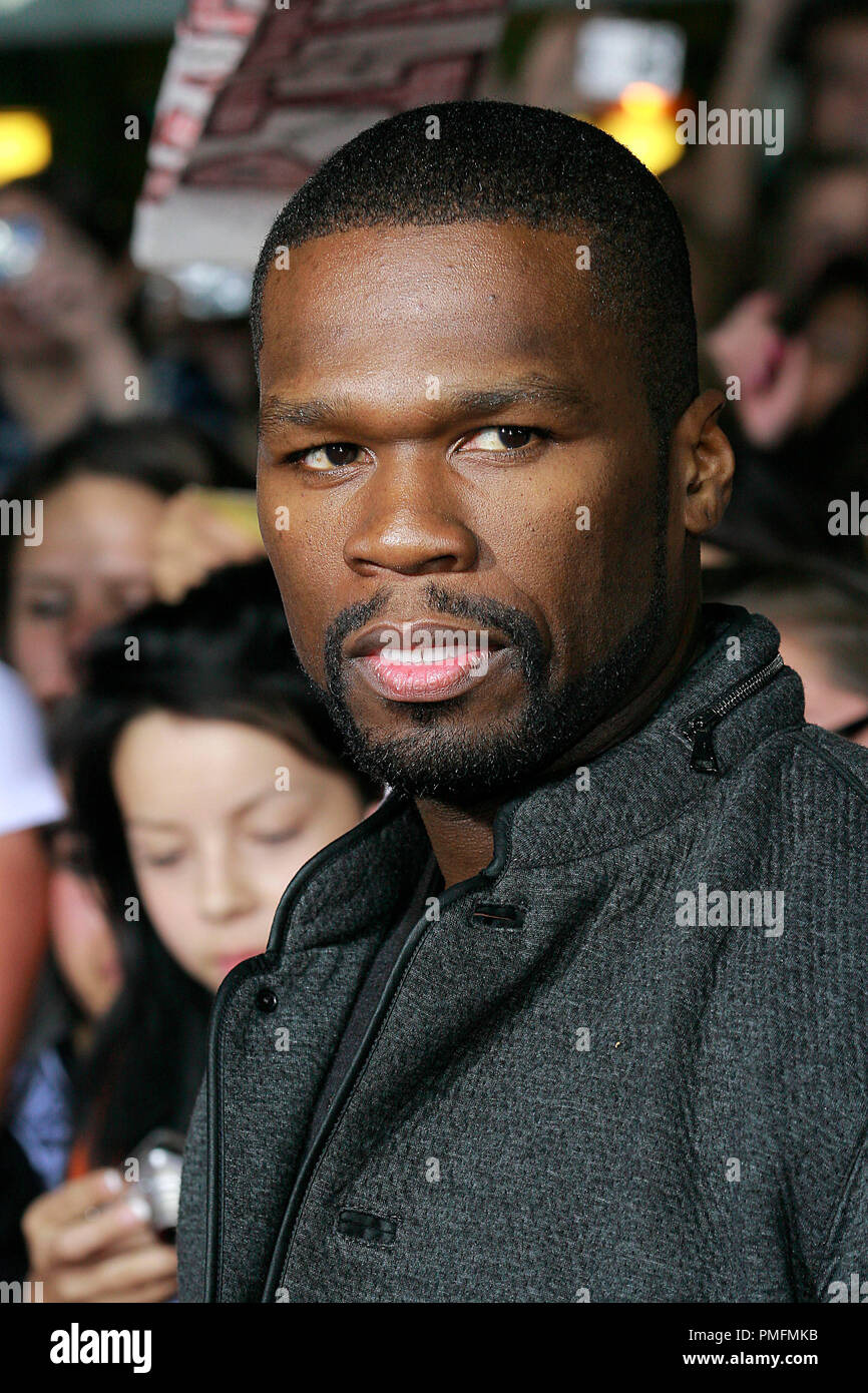 50 Cent at Summit Entertainment's 'The Twilight Saga: New Moon' Premiere. Arrivals held at Mann's Village and Bruin Theatres in Westwood, CA November 16, 2009.  © Joseph Martinez / Picturelux - All Rights Reserved  File Reference # 30101 178 50CentPLX   For Editorial Use Only -  All Rights Reserved Stock Photo