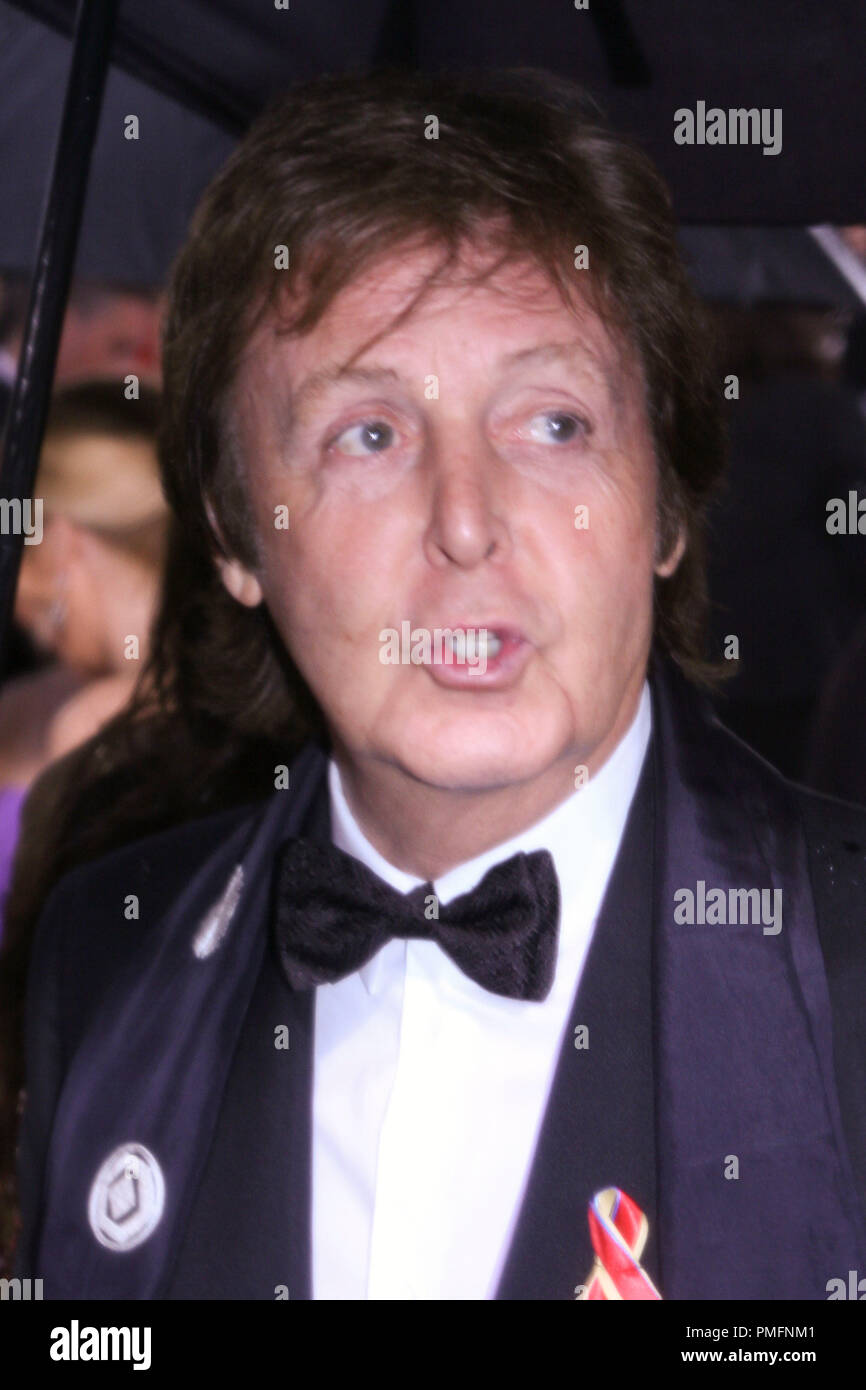 Paul McCartney at 'The 67th Annual Golden Globe Awards - Arrivals' held at the Beverly Hilton Hotel in Beverly Hills, CA on Sunday, January 17, 2010. Photo by Picturelux Stock Photo