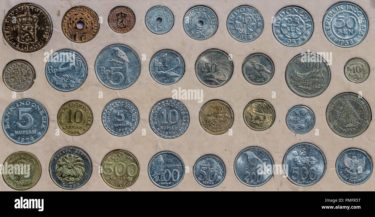 set of coin. Indonesian rupiah coin collection Stock Photo - Alamy