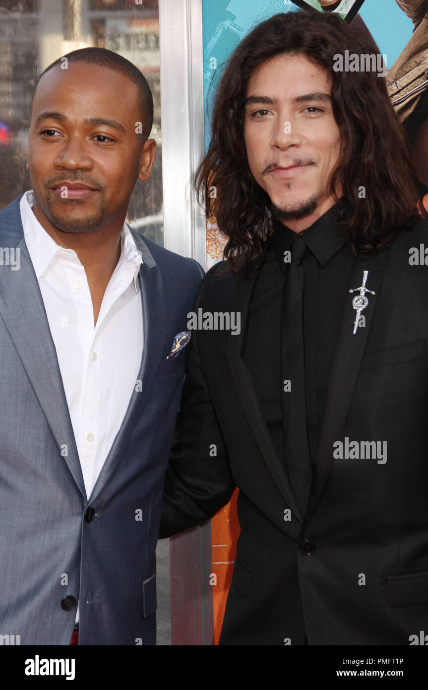 Columbus Short and Oscar Jaenada at the Los Angeles Premiere of THE LOSERS held at the Grauman's Chinese Theatre in Hollywood, CA on Tuesday, April 20, 2010. Photo by Pedro Ulayan Gonzaga Pacific Rim Photo Press. /PictureLux File Reference # 30186 048PRPP   For Editorial Use Only -  All Rights Reserved Stock Photo