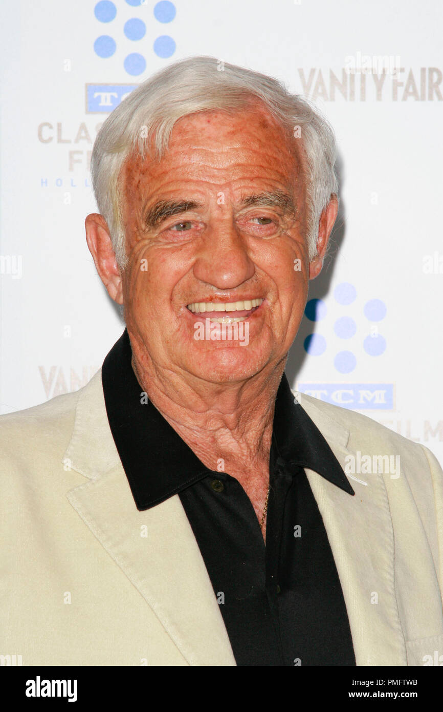 Jean-Paul Belmondo at the 2010 TCM Classic Film Festival World Premiere of the newly restored 1954 film, 'A Star is Born'. Arrivals held at Grauman's Chinese Theatre in Hollywood, CA on Thursday, April 22, 2010. Photo by PictureLux File Reference # 30190 058PLX   For Editorial Use Only -  All Rights Reserved Stock Photo