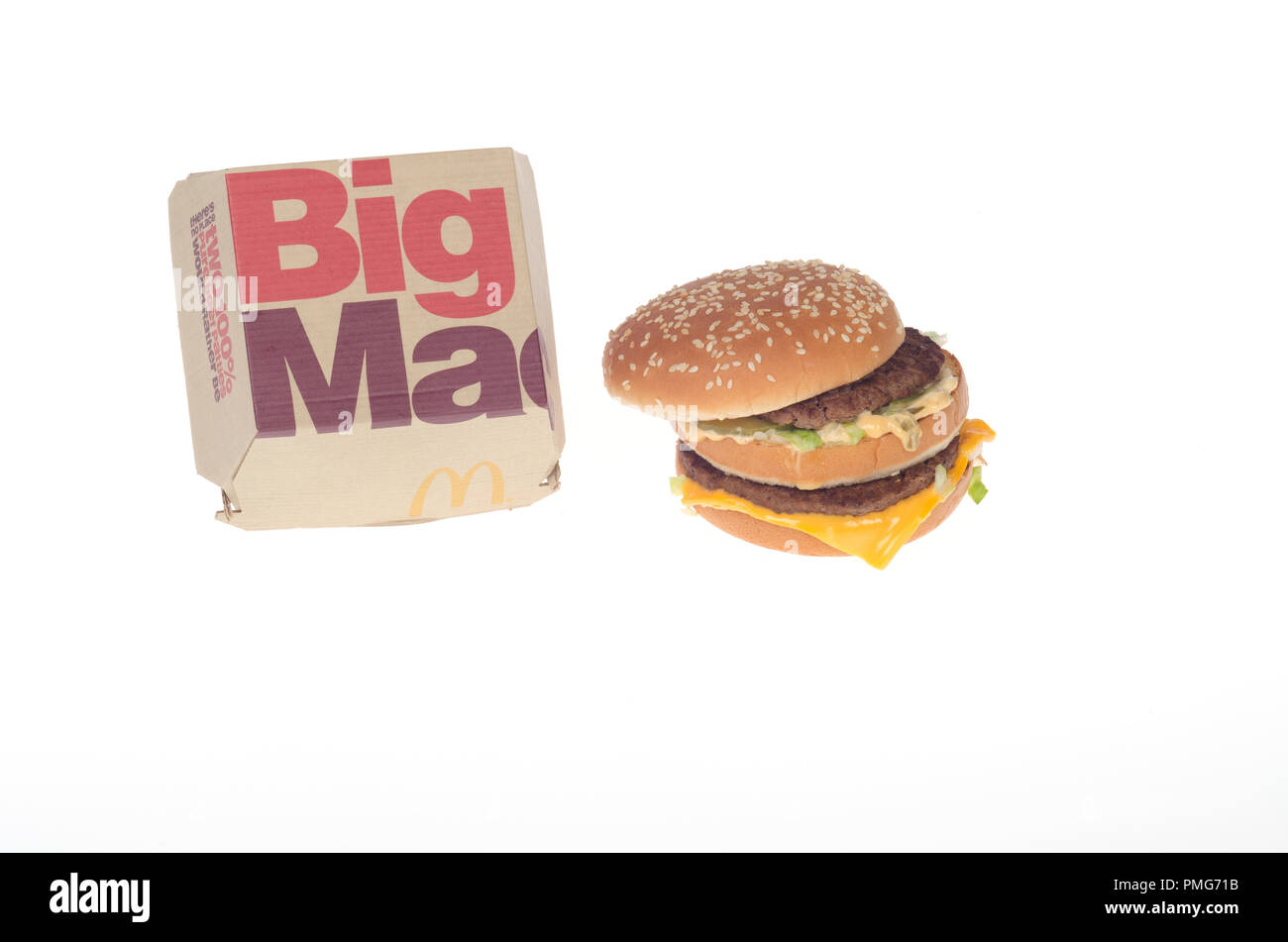 Mcdonalds big mac Cut Out Stock Images & Pictures - Alamy