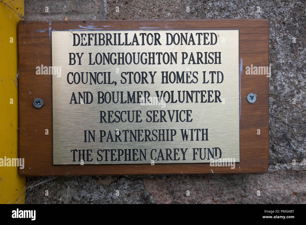 Boulmer Volunteer Lifeboat Stock Photo