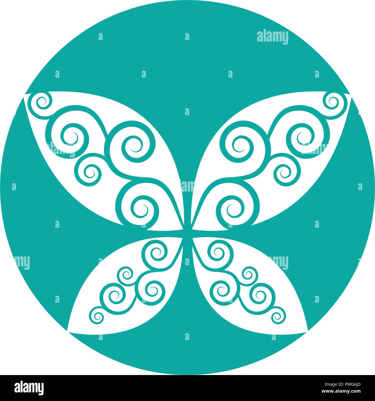 Beauty Butterfly Logo Template Vector icon design Stock Vector