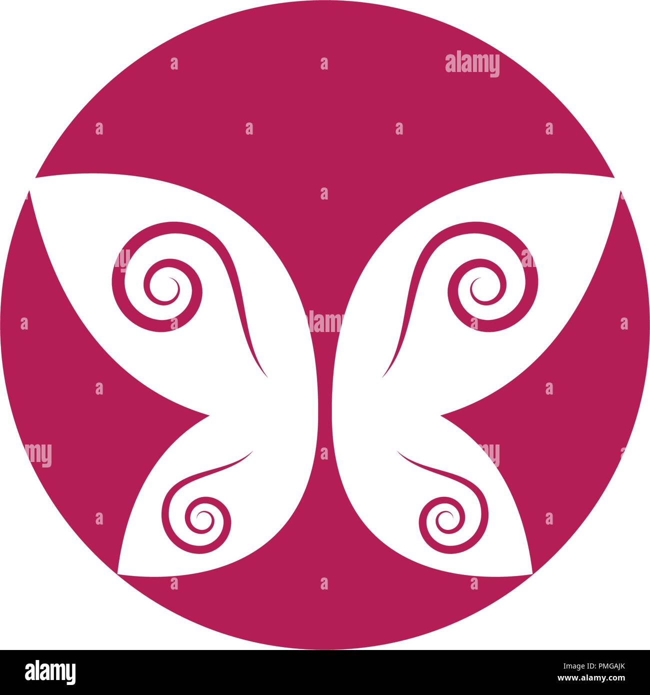 Beauty Butterfly Logo Template Vector icon design Stock Vector