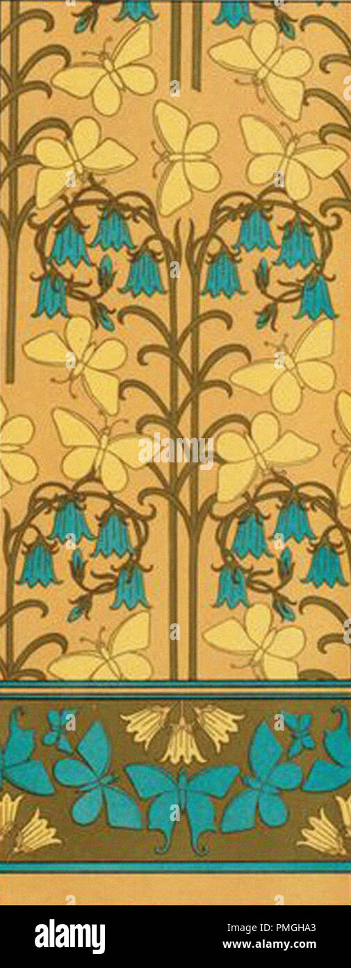 Original Art Nouveau Pattern High Resolution Stock Photography and ...