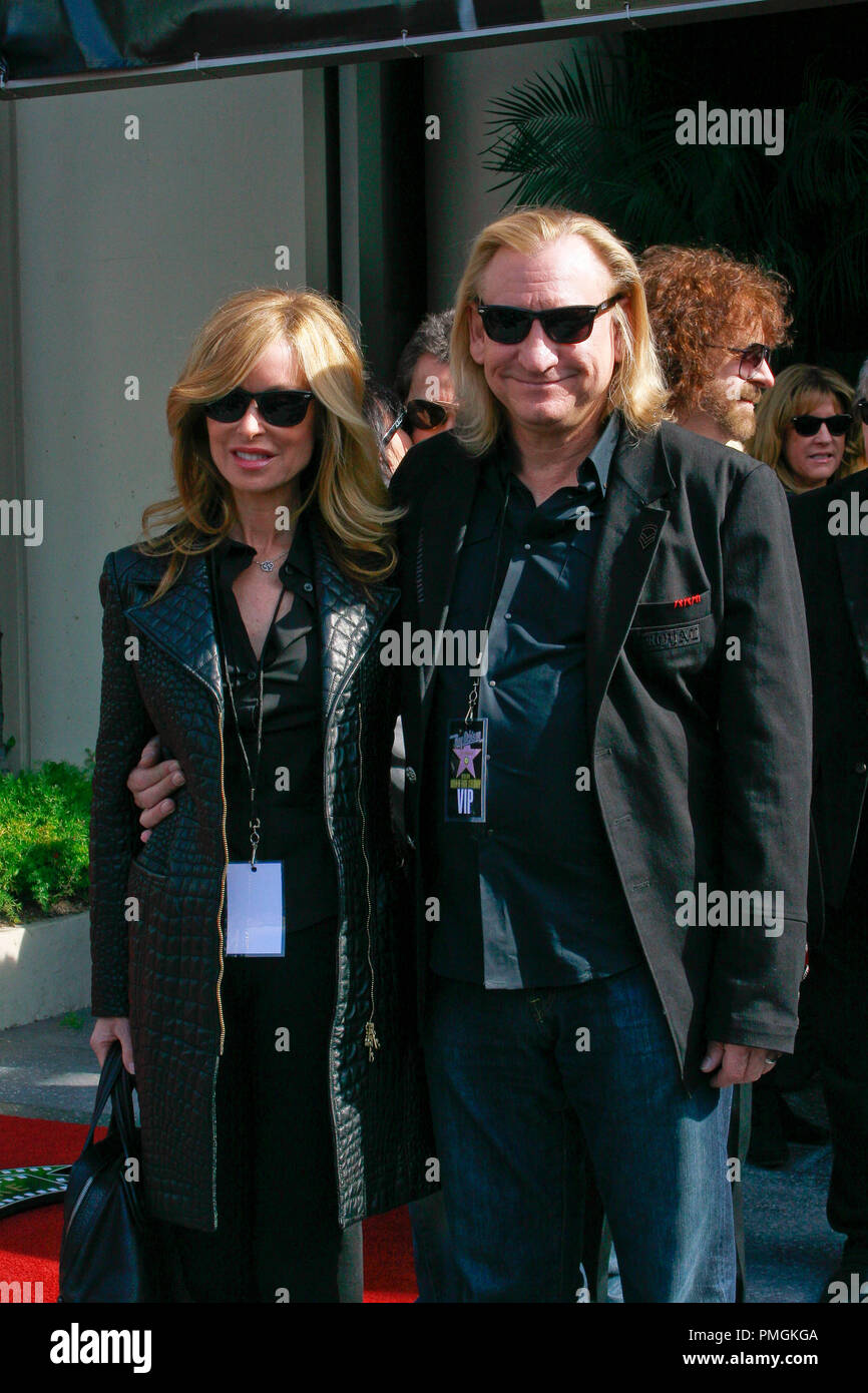 Joe Walsh at the Hollywood Chamber of Commerce ceremony to honor Rock and Roll Legend Roy Orbison Posthumously with the 2,400th star on the Hollywood Walk of Fame in Hollywood, CA, January 29, 2010. Photo by © Joseph Martinez / Picturelux - All Rights Reserved  File Reference # 30116 001PLX   For Editorial Use Only -  All Rights Reserved Stock Photo