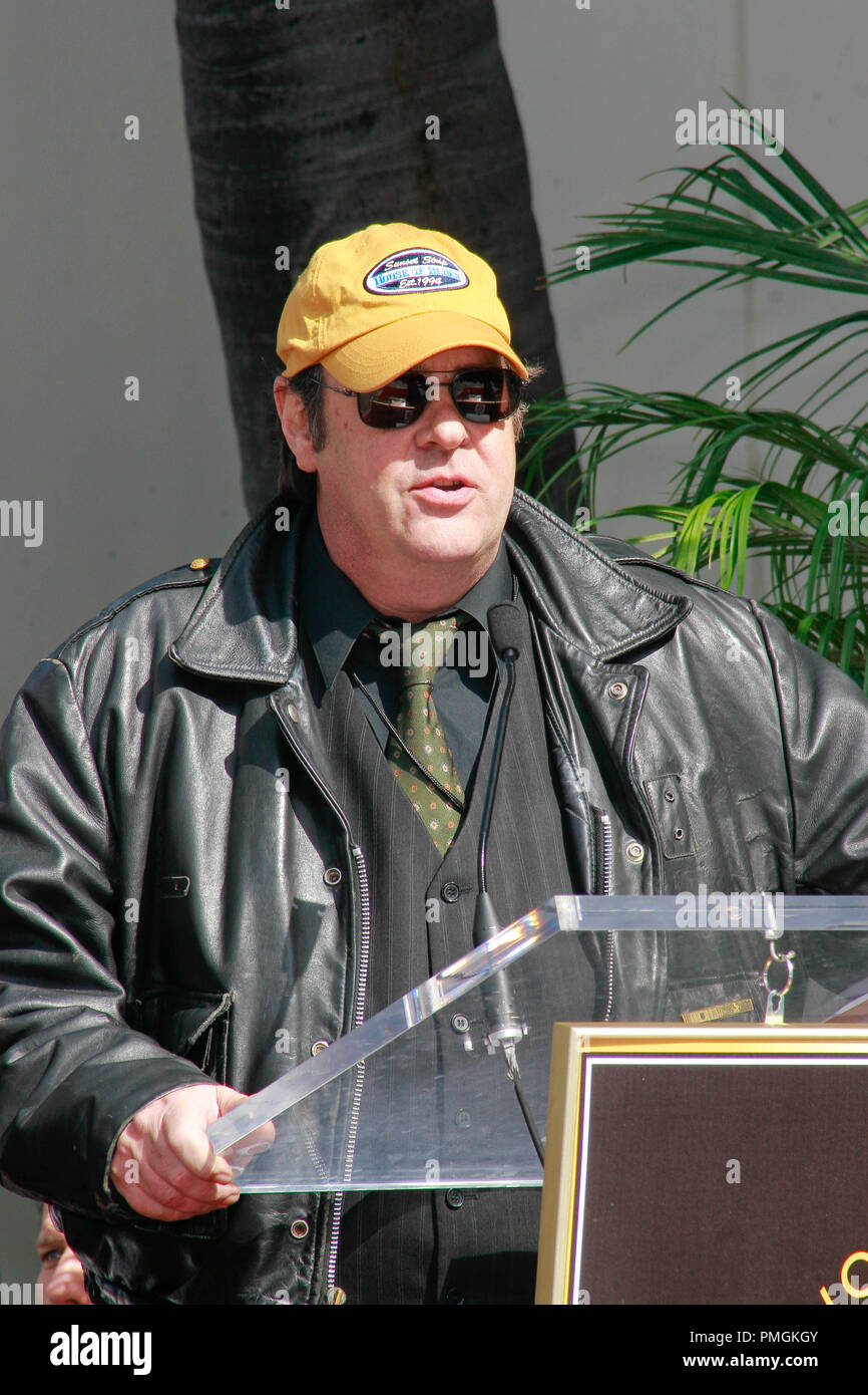 Dan Aykroyd at the Hollywood Chamber of Commerce ceremony to honor Rock and Roll Legend Roy Orbison Posthumously with the 2,400th star on the Hollywood Walk of Fame in Hollywood, CA, January 29, 2010. Photo by © Joseph Martinez / Picturelux - All Rights Reserved  File Reference # 30116 007PLX   For Editorial Use Only -  All Rights Reserved Stock Photo