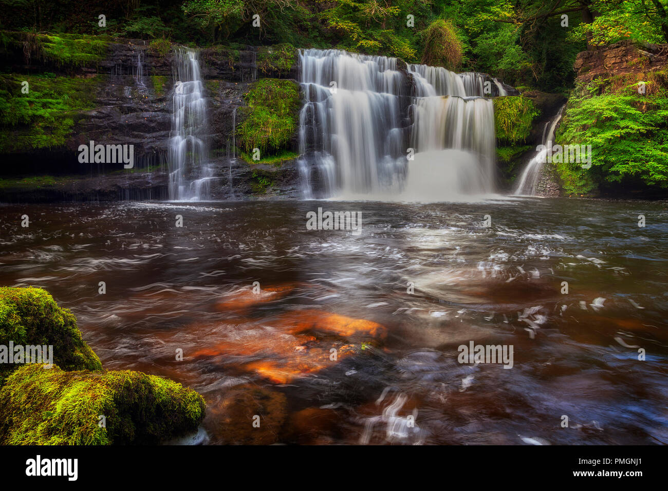 Sgwd Isaf Clun Gwyn Stock Photo