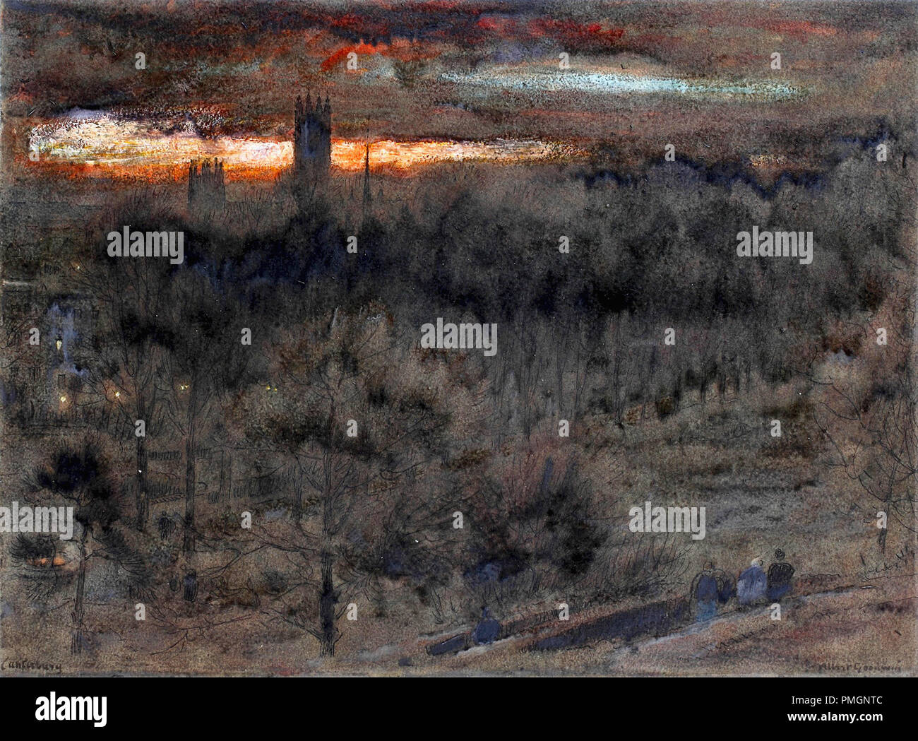 Goodwin Albert Canterbury Cathedral Stock Photo Alamy